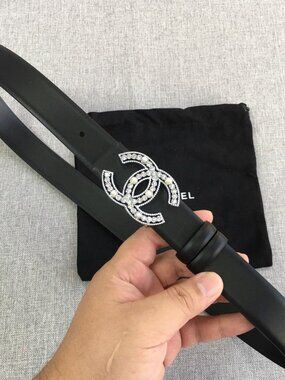 Chanel Black 85 Belt